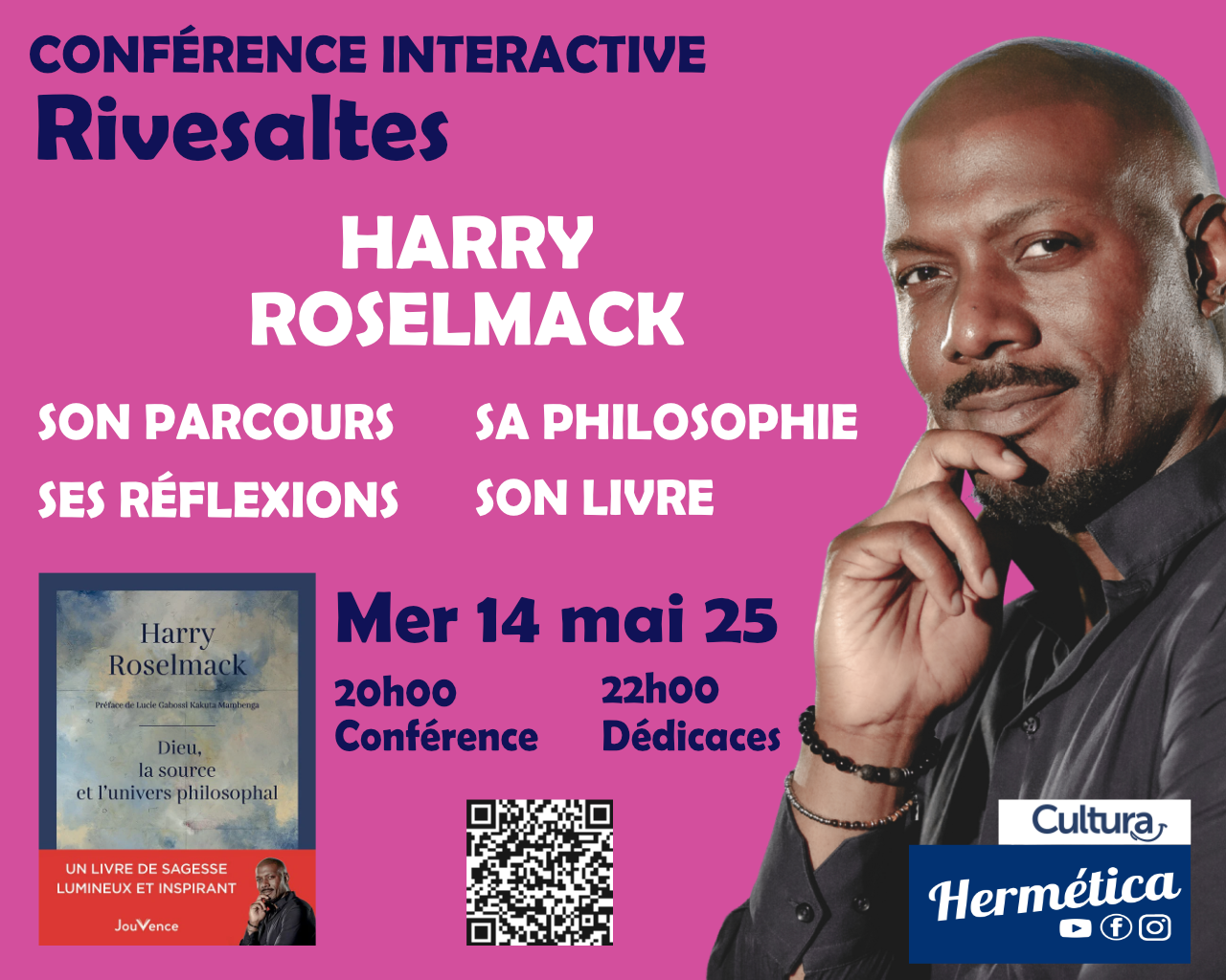Harry Roselmack/Rivesaltes- Une conférence exceptionnelle